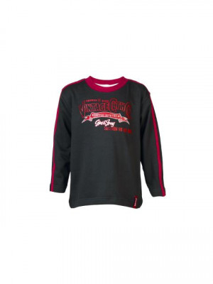 Gini and Jony Kids Boys Printed Black Sweatshirts