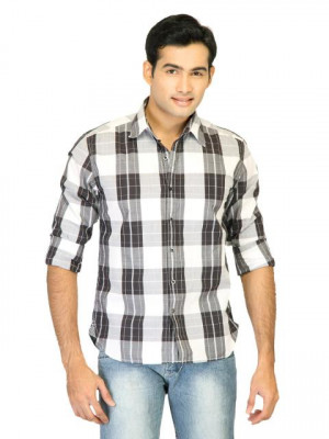 Belmonte Men Check Black Shirts