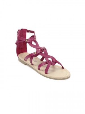 Enroute Kids Girls Pink Sandals