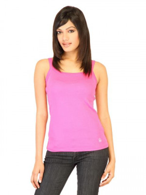 United Colors of Benetton Women Solid Pink Tops