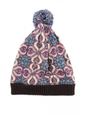 United Colors of Benetton Women Printed Purple Cap