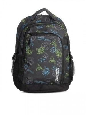 American Tourister Unisex Black Backpack