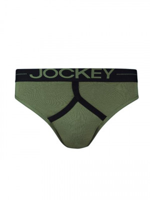 Jockey COMFPLUS Men Olive Y Front Briefs 8004