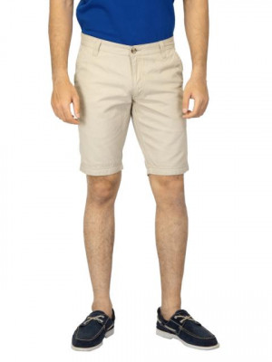Scullers Men Beige Shorts