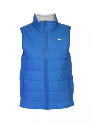 Nike Women Solid Blue Jackets