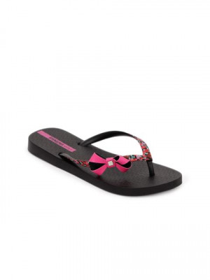 iPanema Women Black Flip Flops