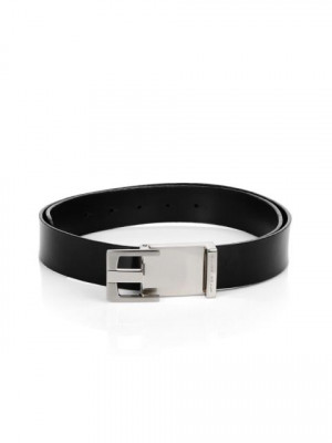 Allen Solly Men Leather Black Belt