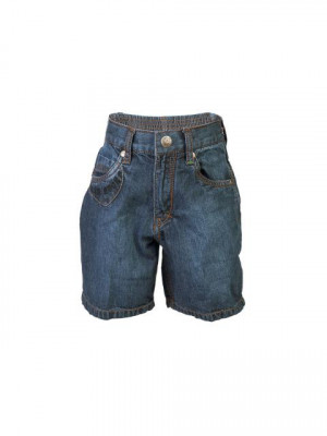Palm Tree Kids Boys Washed Blue Shorts