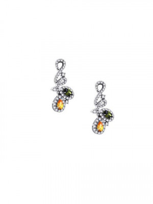 Lucera Women Silver Earrings