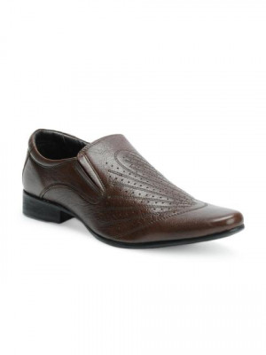 Franco Leone Men Brown Formal Shoes