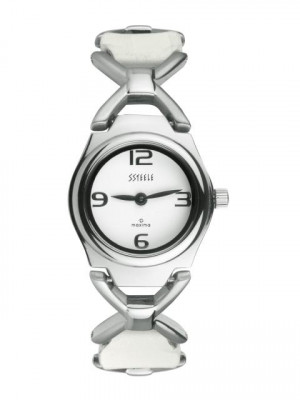 Maxima Women White Dial Watch