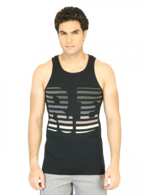 Facit Men Smart Black Innerwear Vest