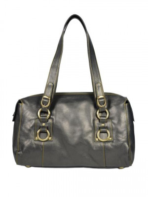 Murcia Women Lambretta Black Green Handbags