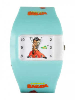 Chhota Bheem Analog Kids-Boys Torquoise Blue Watch
