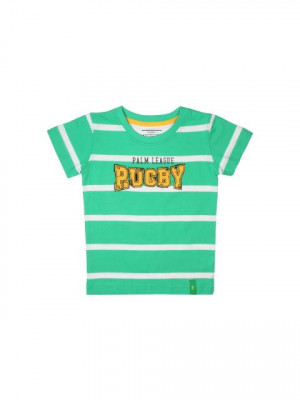 Gini and Jony Boys Rugby Green T-shirt