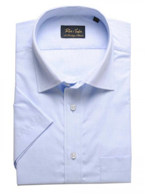 Reid & Taylor Men Check Blue Shirts