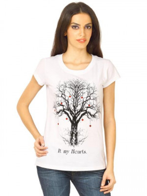 Flying Machine Women VN White Tshirts