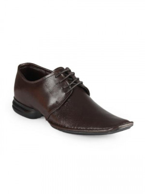 Franco Leone Men Brown Makhani Formal Shoes