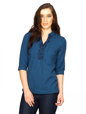 Scullers For Her Women Light Work Blue Tops