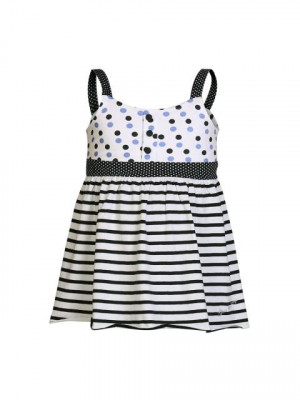 Gini and Jony Girls Roseatte Black Dress