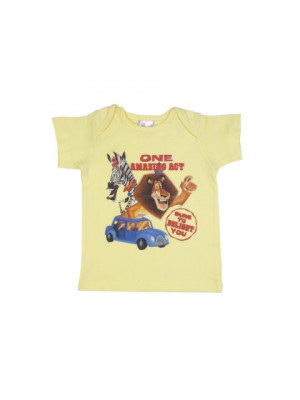 Madagascar3 Infant Boys Lemon Yellow T-Shirt