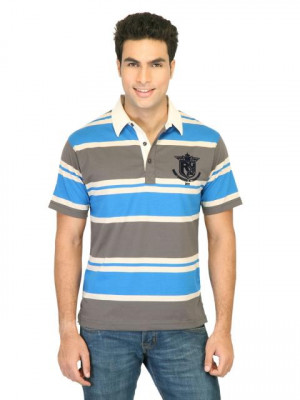 Classic Polo Men Rugby Kingdom Blue Tshirts