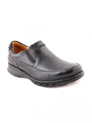 Clarks Men Leather Black Formal Shoes