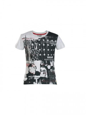 Gini and Jony Boys Around The World Grey T-shirt