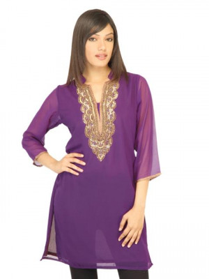 Aneri Women N Jashn Purple Kurta
