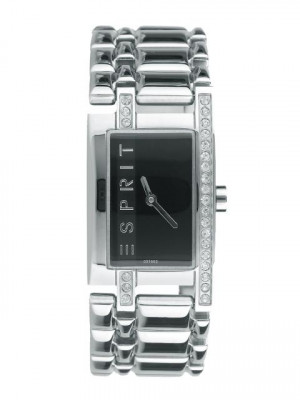 Esprit Women Open Link Black Steel Watches