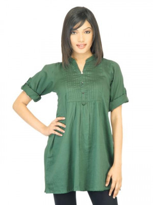Aneri Women Kavita Green Kurti