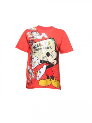 Disney Kids Boy's Red Mickeys Scrap Book Kidswear